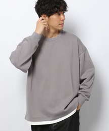 LAKOLE（ラコレ）の「裏起毛レイヤードプルオーバー / 239227（スウェット・メンズ）」