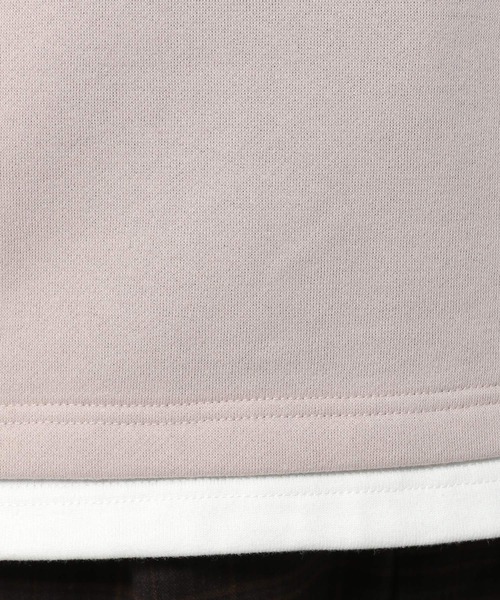 LAKOLE(ラコレ)の「裏起毛レイヤードプルオーバー / 239227(スウェット・メンズ・スモーク/オリーブ/グレー/ピンク/サックスブルー・X-LARGE/MEDIUM/LARGE)」の18枚目の写真