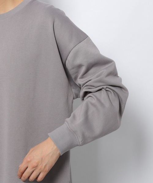 LAKOLE(ラコレ)の「裏起毛レイヤードプルオーバー / 239227(スウェット・メンズ・スモーク/オリーブ/グレー/ピンク/サックスブルー・X-LARGE/MEDIUM/LARGE)」の16枚目の写真