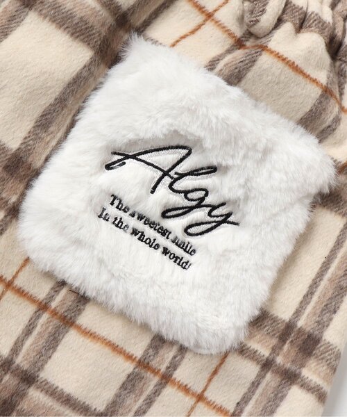 ALGY✧新品✧ニット＆サス付きあったかスカパン130 楽天市場】＜50％OFF＞2024秋冬【ALGY/アルジー】起毛チェック りぼん