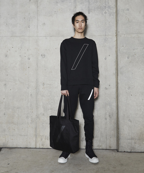 5351 POUR LES HOMMES（ゴーサンゴーイチプールオム）の「【5/】スラッシュ トートバッグ（トートバッグ・メンズ・カーキ/ブラック・フリー）」の3枚目の写真