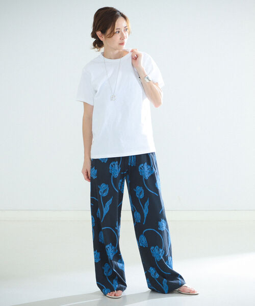 BATONER（バトナー）の「BATONER / パック ショートスリーブ Tシャツ（Tシャツ/カットソー・レディース・ホワイト/ブラック・ONE SIZE）」の4枚目の写真