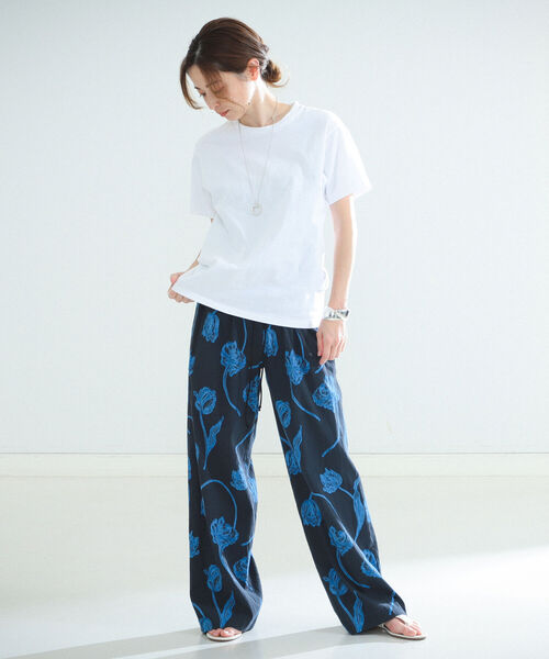 BATONER（バトナー）の「BATONER / パック ショートスリーブ Tシャツ（Tシャツ/カットソー・レディース・ホワイト/ブラック・ONE SIZE）」の6枚目の写真