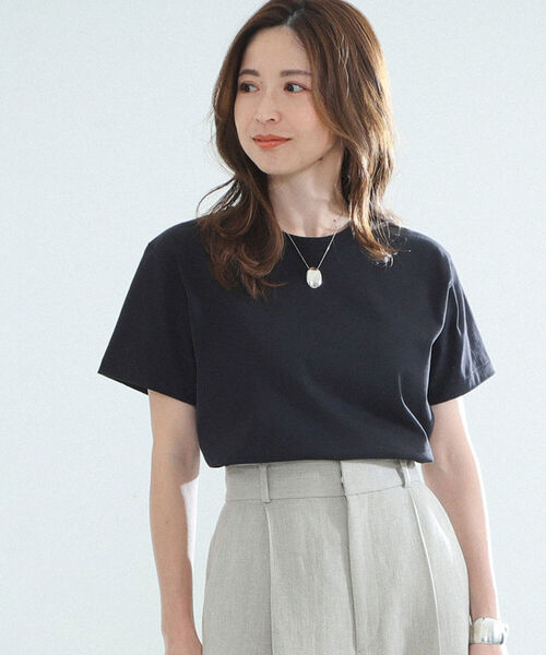 BATONER（バトナー）の「BATONER / パック ショートスリーブ Tシャツ（Tシャツ/カットソー・レディース・ホワイト/ブラック・ONE SIZE）」の16枚目の写真