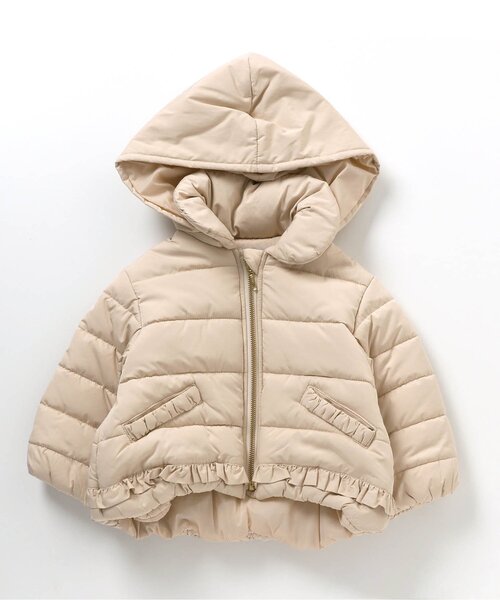 Seraph（セラフ）の「/フード取り外し中綿アウター_ウォッシャブル（ダウンジャケット/コート・キッズ・ラベンダー/ネイビー/ワインレッド/ベージュ・120/95/80/90/100/110/140/130）」の2枚目の写真