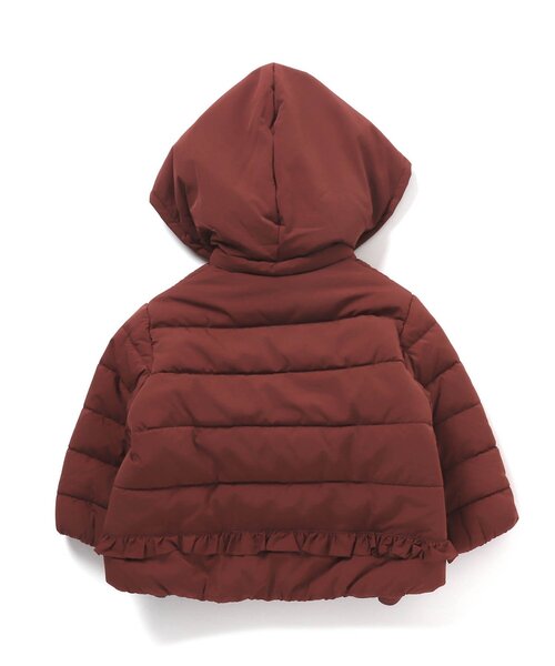 Seraph（セラフ）の「/フード取り外し中綿アウター_ウォッシャブル（ダウンジャケット/コート・キッズ・ラベンダー/ネイビー/ワインレッド/ベージュ・120/95/80/90/100/110/140/130）」の12枚目の写真