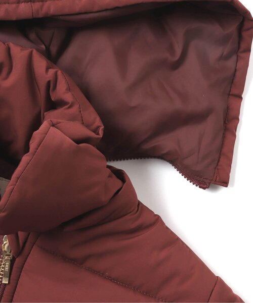 Seraph（セラフ）の「/フード取り外し中綿アウター_ウォッシャブル（ダウンジャケット/コート・キッズ・ラベンダー/ネイビー/ワインレッド/ベージュ・120/95/80/90/100/110/140/130）」の8枚目の写真