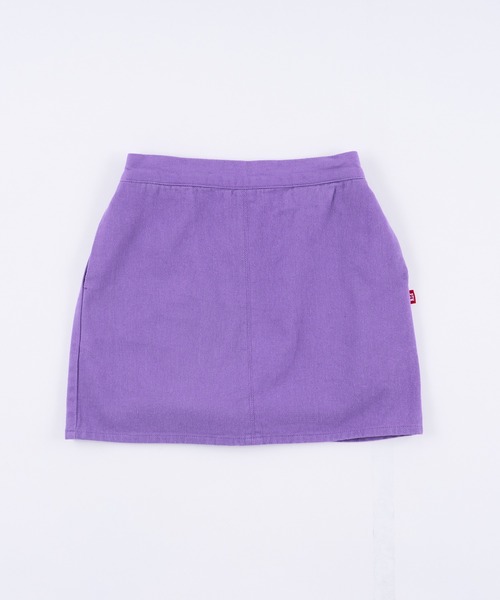 WHO'S WHO gallery（フーズフーギャラリー）の「PTNツイルミニスカート（スカート・レディース・ブラック/パープル・FREE）」の15枚目の写真