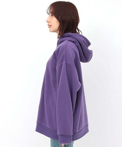 チチカカ（チチカカ）の「パイル起毛ルチャ刺繍プルパーカー（パーカー・レディース・ブラック/パープル/グリーン・FREE）」の11枚目の写真