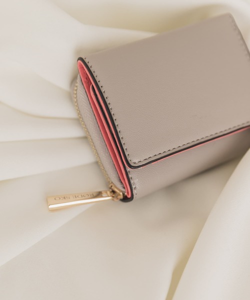 RODE SKO（ロデスコ）の「三つ折りミニ財布（財布・レディース・ベージュ/グレー/イエロー系その他・ONE）」の5枚目の写真