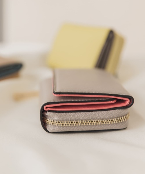 RODE SKO（ロデスコ）の「三つ折りミニ財布（財布・レディース・ベージュ/グレー/イエロー系その他・ONE）」の8枚目の写真