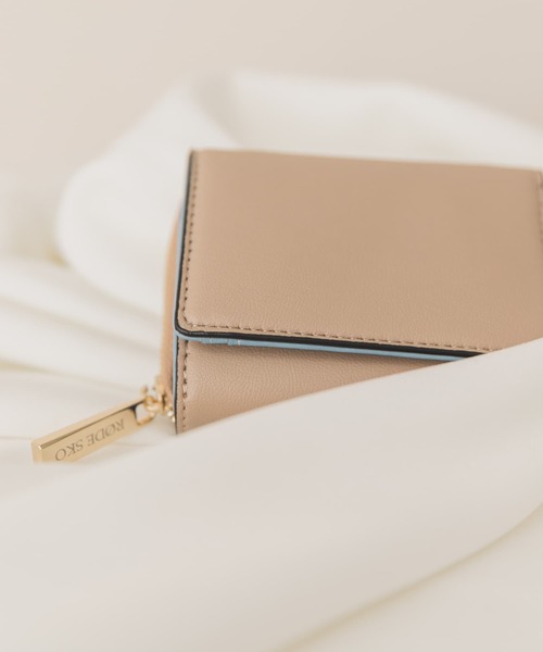 RODE SKO（ロデスコ）の「三つ折りミニ財布（財布・レディース・ベージュ/グレー/イエロー系その他・ONE）」の16枚目の写真