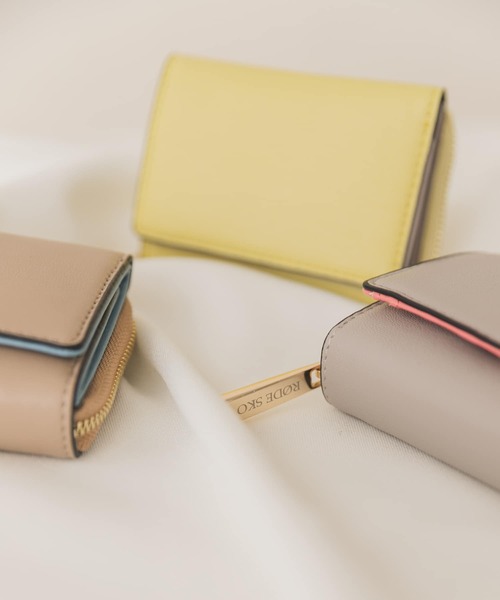 RODE SKO（ロデスコ）の「三つ折りミニ財布（財布・レディース・ベージュ/グレー/イエロー系その他・ONE）」の12枚目の写真