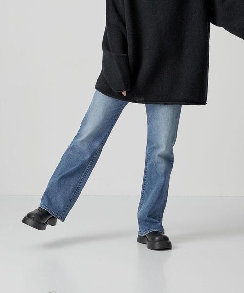 CITEN（シテン）の「＜CITEN（シテン）＞CITEN FLARE JEANS by YF ジーンズ デニムパンツ（デニムパンツ・レディース・ネイビー/コバルトブルー・M/S）」の13枚目の写真