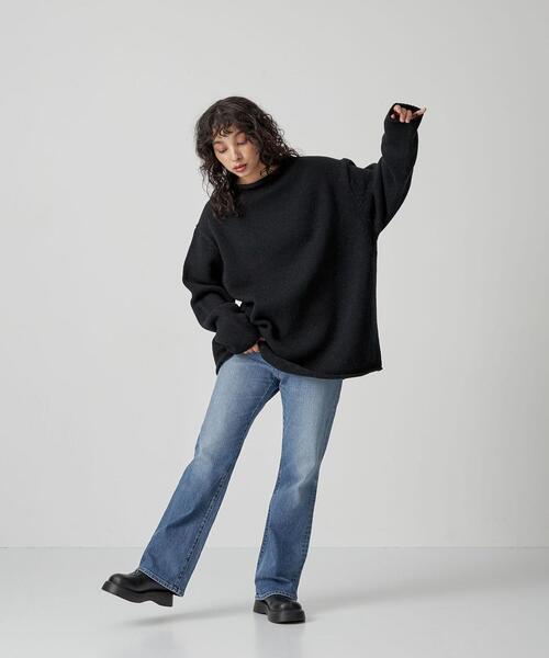 CITEN（シテン）の「＜CITEN（シテン）＞CITEN FLARE JEANS by YF ジーンズ デニムパンツ（デニムパンツ・レディース・ネイビー/コバルトブルー・M/S）」の15枚目の写真