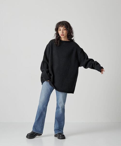 CITEN（シテン）の「＜CITEN（シテン）＞CITEN FLARE JEANS by YF ジーンズ デニムパンツ（デニムパンツ・レディース・ネイビー/コバルトブルー・M/S）」の6枚目の写真