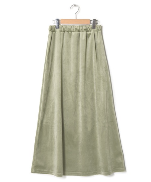 w closet（ダブルクローゼット）の「マットベロアマキシスカート（スカート・レディース・ブラック/ブラウン/グリーン系その他・FREE）」の7枚目の写真