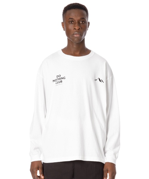 Sandinista（サンディニスタ）の「D.N.C. L-S Tee / キャンプグラフィック長袖Tシャツ（Tシャツ/カットソー・メンズ・ホワイト/ブラック/レッド/オリーブ・SMALL/MEDIUM/LARGE）」の2枚目の写真