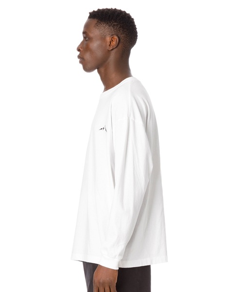 Sandinista（サンディニスタ）の「D.N.C. L-S Tee / キャンプグラフィック長袖Tシャツ（Tシャツ/カットソー・メンズ・ホワイト/ブラック/レッド/オリーブ・SMALL/MEDIUM/LARGE）」の5枚目の写真