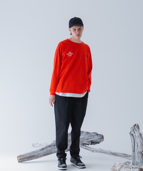 Sandinista（サンディニスタ）の「D.N.C. L-S Tee / キャンプグラフィック長袖Tシャツ（Tシャツ/カットソー・メンズ・ホワイト/ブラック/レッド/オリーブ・SMALL/MEDIUM/LARGE）」の20枚目の写真