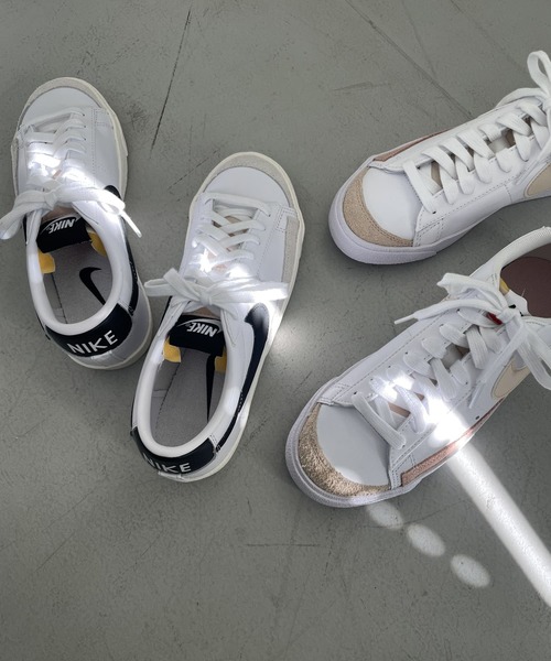 NIKE（ナイキ）の「NIKE　ナイキ ブレーザー LOW 77（スニーカー・レディース・ホワイト/ホワイト系その他・24/24.5/23.5）」の12枚目の写真
