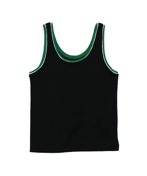 select MOCA（セレクトモカ）の「ラインリブタンクトップ（タンクトップ・レディース・ブラック/イエロー/グリーン/アイボリー/テラコッタ・FREE）」の20枚目の写真