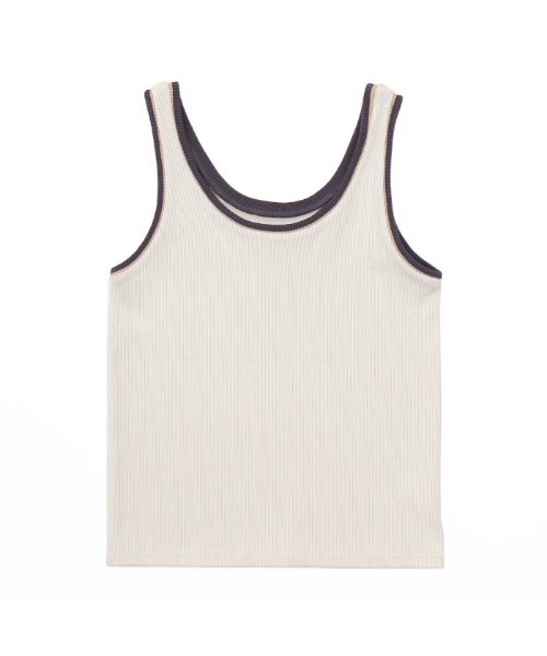 select MOCA（セレクトモカ）の「ラインリブタンクトップ（タンクトップ・レディース・ブラック/イエロー/グリーン/アイボリー/テラコッタ・FREE）」の15枚目の写真