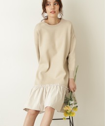 JILL STUART | ◆ペオニーコンビワンピース(ワンピース)