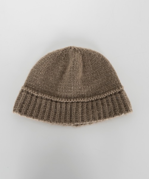 FOLLOWIN（フォロウィン）の「ポイントラインニットバケットハット（ハット・レディース・ブラック/ベージュ/ブラウン/グレー/ブルー・ONE SIZE）」の7枚目の写真