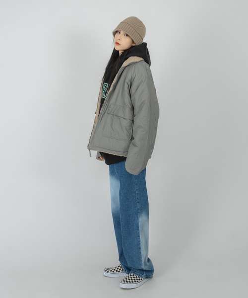 FOLLOWIN（フォロウィン）の「ポイントラインニットバケットハット（ハット・レディース・ブラック/ベージュ/ブラウン/グレー/ブルー・ONE SIZE）」の14枚目の写真