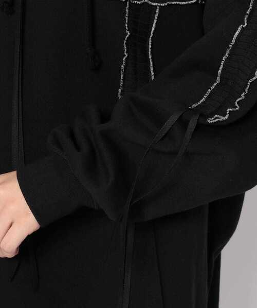 RehersalL（リハーズオール）の「rehersall／リハーズオール/シャーリングスウェットプルパーカー（パーカー・レディース・オレンジ/ブラック・FREE）」の10枚目の写真