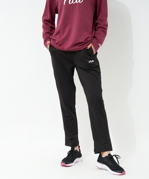 FILA(フィラ)の「【FILA:フィラ】レディースブロックフリースロングパンツ(その他パンツ・レディース・ブラック/ネイビー/ピンク・MEDIUM/LARGE/X-LARGE)」の2枚目の写真