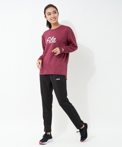 FILA(フィラ)の「【FILA:フィラ】レディースブロックフリースロングパンツ(その他パンツ・レディース・ブラック/ネイビー/ピンク・MEDIUM/LARGE/X-LARGE)」の8枚目の写真
