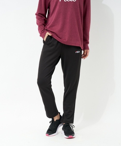 FILA(フィラ)の「【FILA:フィラ】レディースブロックフリースロングパンツ(その他パンツ・レディース・ブラック/ネイビー/ピンク・MEDIUM/LARGE/X-LARGE)」の4枚目の写真