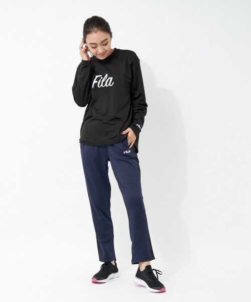 FILA(フィラ)の「【FILA:フィラ】レディースブロックフリースロングパンツ(その他パンツ・レディース・ブラック/ネイビー/ピンク・MEDIUM/LARGE/X-LARGE)」の16枚目の写真
