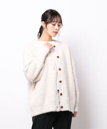 Lugnoncure | シャギーニットカーディガン(カーディガン/ボレロ)