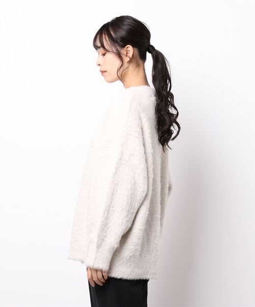 Lugnoncure（ルノンキュール）の「シャギーニットカーディガン