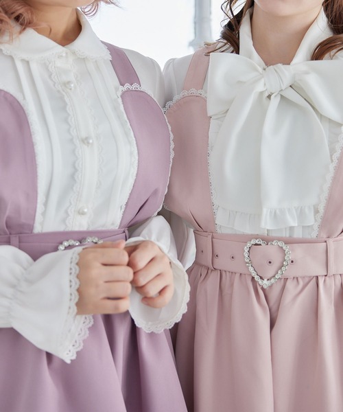 入手困難✨極美品✨MIHO MATHUDAサスペンダースカート ジャンスカ❤︎ DearMyLove（ディアマイラブ）の「うさ耳サスペンダースカート