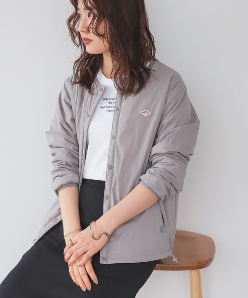 B:MING by BEAMS（ビーミングバイビームス）の「DANTON / インサレーション ジャケット（ブルゾン・レディース・ブラック/ベージュ/ホワイト系その他6・SMALL/MEDIUM）」の3枚目の写真