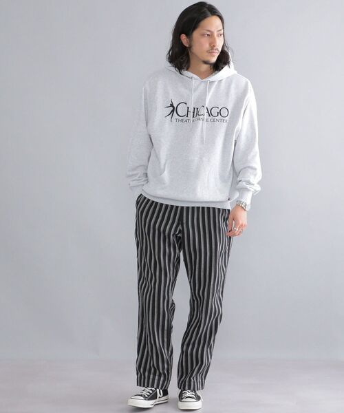 Russell Athletic(ラッセルアスレティック)の「【WEB限定/SHIPS別注】RUSSELL ATHLETIC: ビッグシルエット スクール ロゴ プリント パーカー (トレーナー)(パーカー・メンズ・ライトグレー/ライトブルー/オフホワイト・SMALL/MEDIUM/LARGE/X-LARGE)」の7枚目の写真