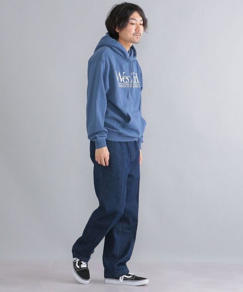 Russell Athletic(ラッセルアスレティック)の「【WEB限定/SHIPS別注】RUSSELL ATHLETIC: ビッグシルエット スクール ロゴ プリント パーカー (トレーナー)(パーカー・メンズ・ライトグレー/ライトブルー/オフホワイト・SMALL/MEDIUM/LARGE/X-LARGE)」の15枚目の写真