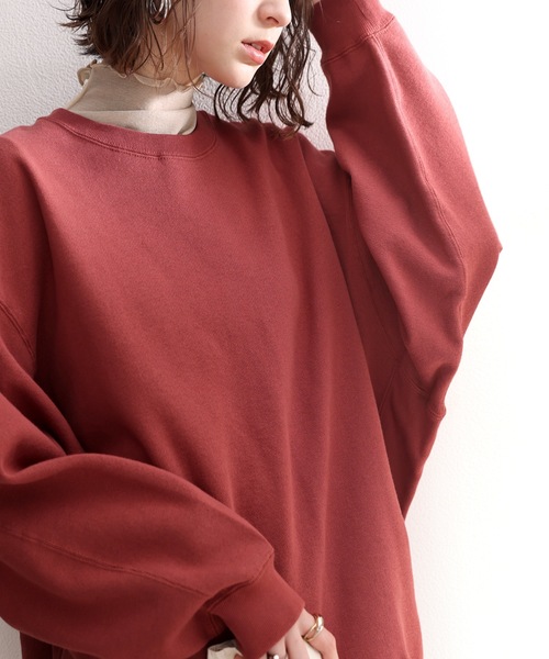 classicalelf（クラシカルエルフ）の「続・シアーアイテム。2wayメロウシアー素材5分袖トップス（Tシャツ/カットソー・レディース・ホワイト/ブラック/グレー/ピンクベージュ/パープル/グリーン・SMALL/MEDIUM/LARGE/X-LARGE）」の15枚目の写真