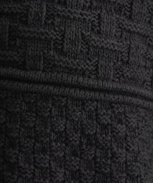 green label relaxing（グリーンレーベルリラクシング）の「リンクスニット ジャケット（カーディガン/ボレロ・レディース・ネイビー/オフホワイト・FREE）」の15枚目の写真