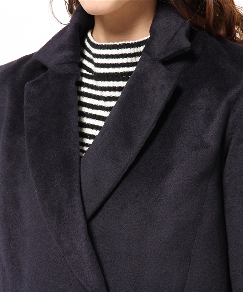 SLY（スライ）の「ロングダブルテーラーCOAT（その他アウター・レディース・トップグレー/ネイビー/ブラック・2/1）」の7枚目の写真