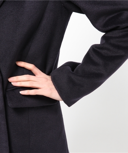 SLY（スライ）の「ロングダブルテーラーCOAT（その他アウター・レディース・トップグレー/ネイビー/ブラック・2/1）」の8枚目の写真