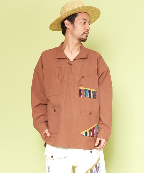 【チャイハネ】ネパールコットン パハルMEN'Sトップス（その他トップス）｜チャイハネ（チャイハネ）