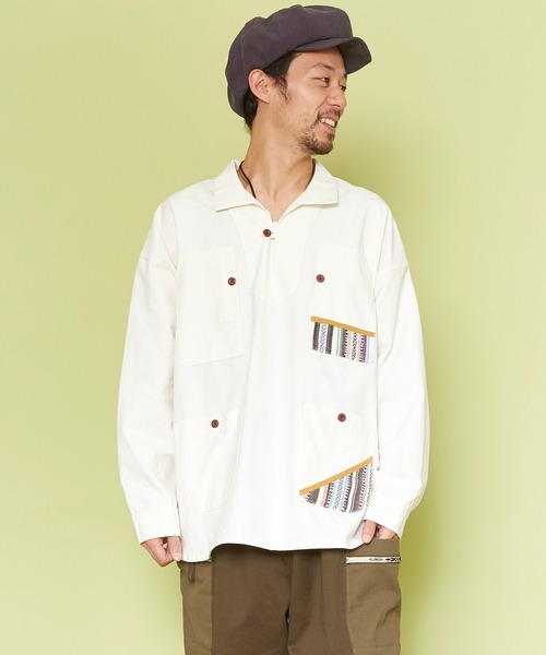 【チャイハネ】ネパールコットン パハルMEN'Sトップス（その他トップス）｜チャイハネ（チャイハネ）