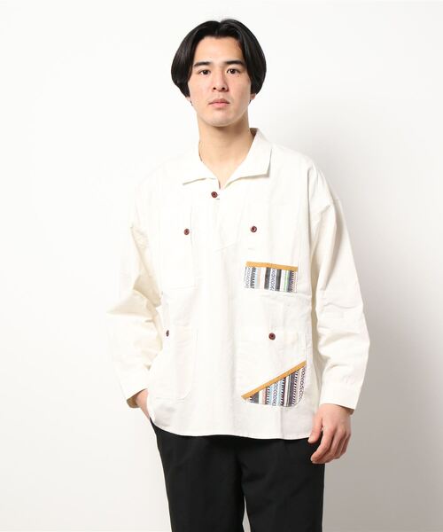 【チャイハネ】ネパールコットン パハルMEN'Sトップス（その他トップス）｜チャイハネ（チャイハネ）