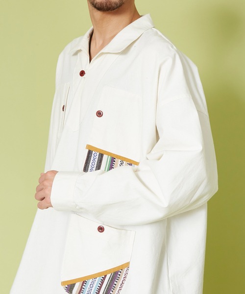 【チャイハネ】ネパールコットン パハルMEN'Sトップス（その他トップス）｜チャイハネ（チャイハネ）