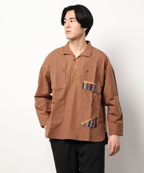 【チャイハネ】ネパールコットン パハルMEN'Sトップス（その他トップス）｜チャイハネ（チャイハネ）